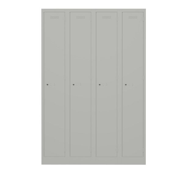 Bisley Garderobenschrank Primary Locker, 4 Abteile, 667 york, PL3050Q1667