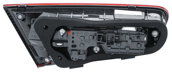 HELLA Heckleuchte, Halogen, innerer Teil, für u.a. Audi A3 (8V1, 8VK), ECE, für Rechtsverkehr/für Linksverkehr, rechts, 2TZ 012 834-061