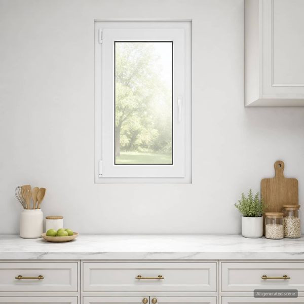vidaXL Kellerfenster RISOR 50 x 100 cm PVC und Glas, 42047883