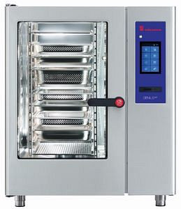 Eloma GENIUS MT 10-11 Heißluftdämpfer 400V / 17kW, Elektro, Linksanschlag, LED/Dreifach, autoclean, Multi-Öko, Zuluft, Tür einstufig, EL1113024-2A