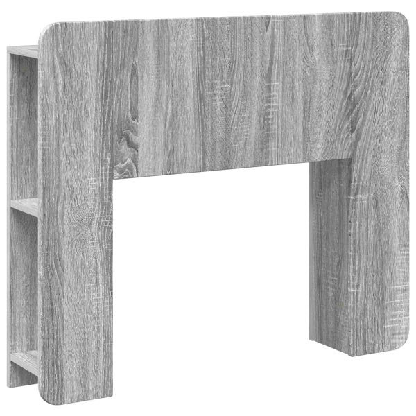 vidaXL Kopfteil Schrank mit Speicher Graues Sonoma Holzwerkstoff, 8001198
