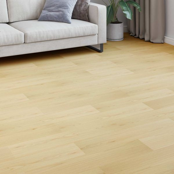 vidaXL Laminatboden 15-teilig Weiches Beige 101 x 20 x 0,8 cm, 42034099