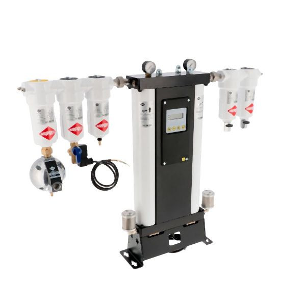 Airpress Ölfreier Adsorptionstrockner Set ISO OFAG 120 l/min Class Zero, 12002-OFAG3