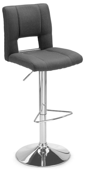 Deskin Barhocker ANZIO, Dunkelgrau, 410 x 510 x 925-1145 mm, 287279