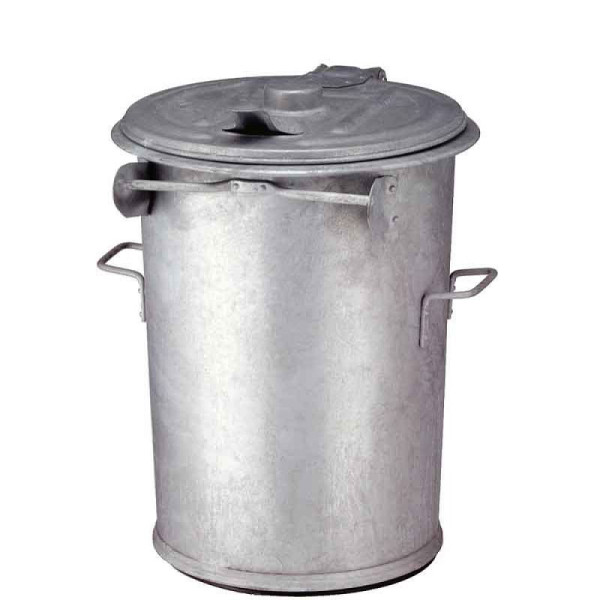 STEIN HGS Stahlverzinkter Abfallbehälter, 83566.0001