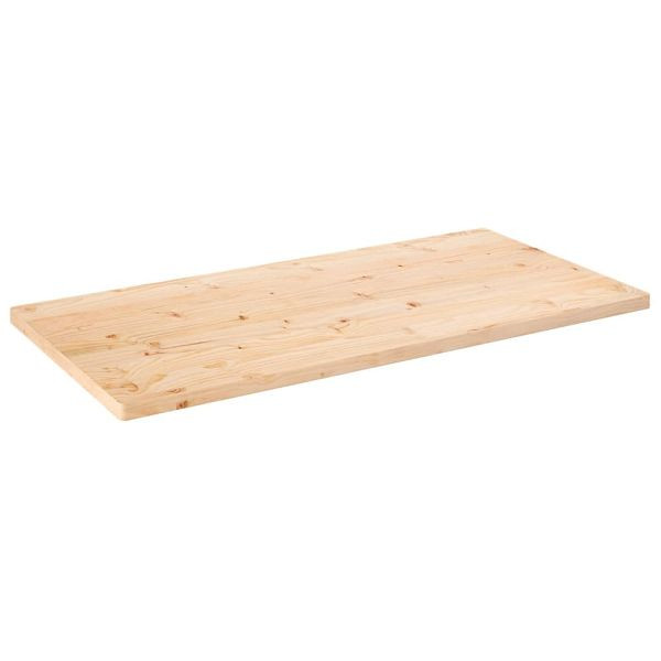 vidaXL Tischplatte 110x60x2,5 cm Massivholz Kiefer Rechteckig, 824420