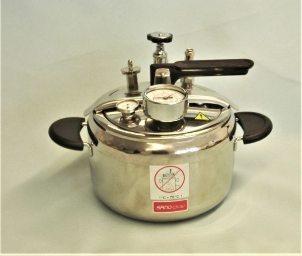 SANOclav AUTOKLAV KL-5-3, 5 Liter, max. 143°C, MANUAL, 1006