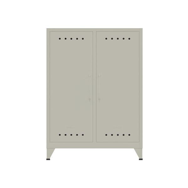 Bisley Fern Sideboard, inkl. 2 fester Fachböden, 673 gänsegrau, FERMID673