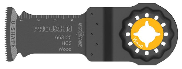 Projahn Tauchsägeblatt für Holz, HCS, Starlock, 32mm x 50mm, 1,4 mm Verzahnung, 663125