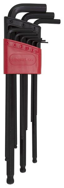 GEDORE red Winkelschraubendreher-Satz 6-kant, lang, 1.5-10mm 9-teilig, 3301335
