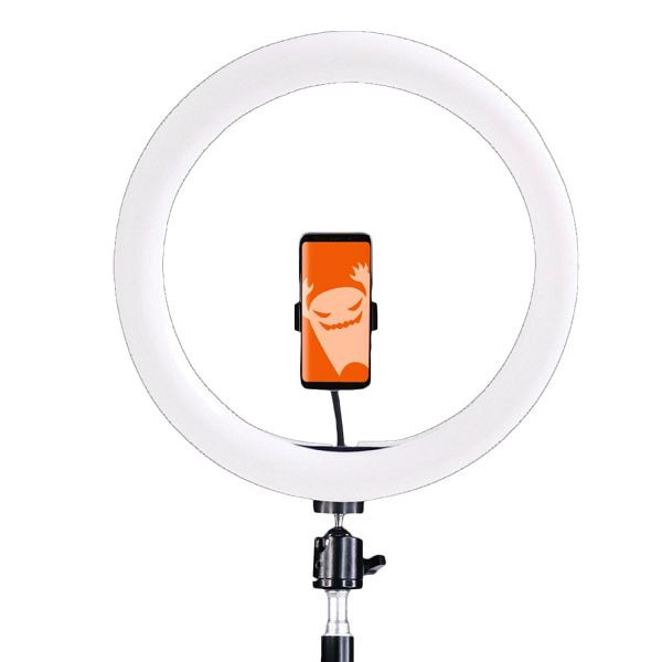 GadgetMonster Vlogging Stick Video Kit LED-Beleuchtung und Bodenständer, GDM-1023