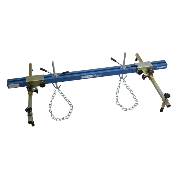 Stahlmaxx Motorbrücke, 170 cm breit, mit 2 und 4 Punktaufnahme, für breite, kurze, schräge Fahrzeug Fronten und Transporter, XXL-103924A,