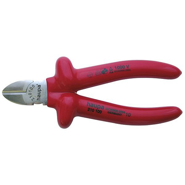 Haupa VDE-Seitenschneider 160 mm, 2-Farb-Tauchisolation, 210100