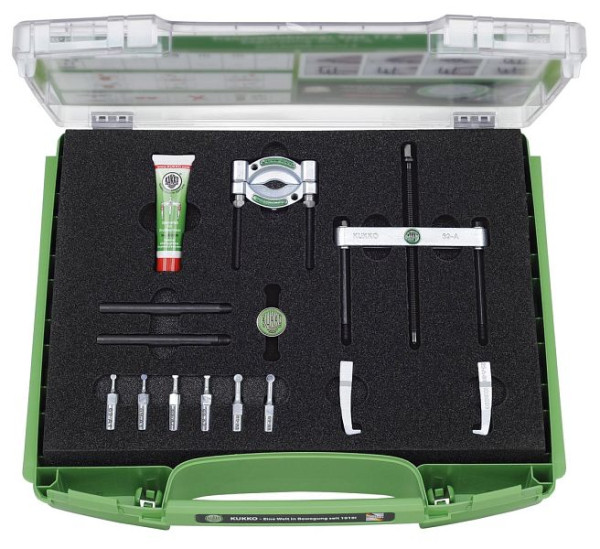 KUKKO Universal Trenn-, Abzieh- und Kugellagerausziehsatz, Spannweite außen: 95 mm, 29-A-69