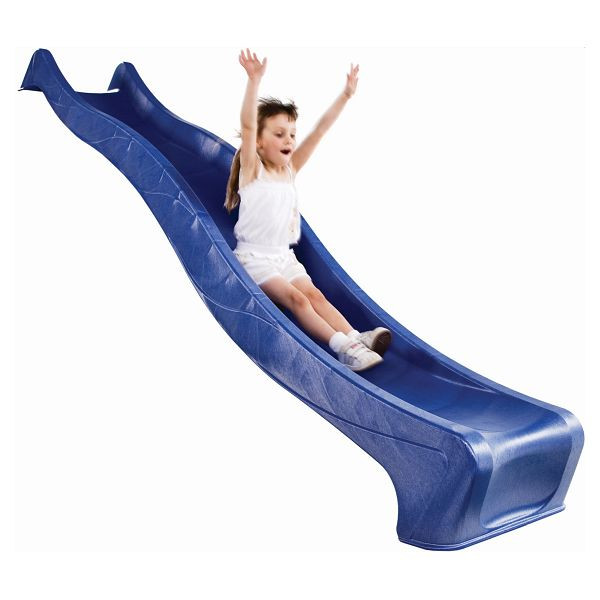 T&J Wellenrutsche PE, blau, 240 x 46 cm, für Podesthöhe 120 cm, 22264