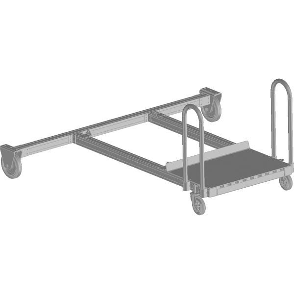 ZARGES Tankwagenleiter Fahrwerk mit Traverse starr, 591010