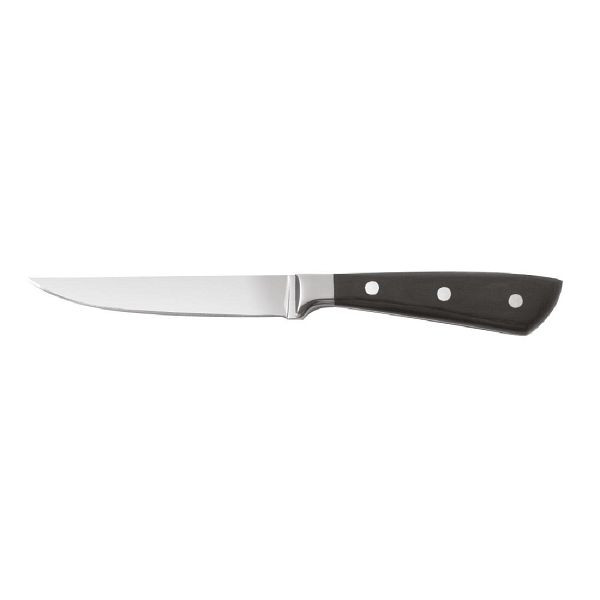 Comas Montblanc Steakmesser Schwarz (6 Stück), doppelter Wärmeprozess, HU409, 18425734085953