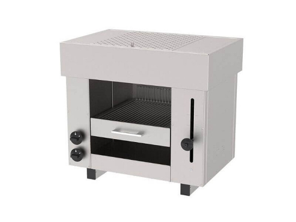 SGS Gastro Gas Salamander, Pita Ofen, 2 Heizzonen - 6,2 kW, mit Aufzug, ASM2G