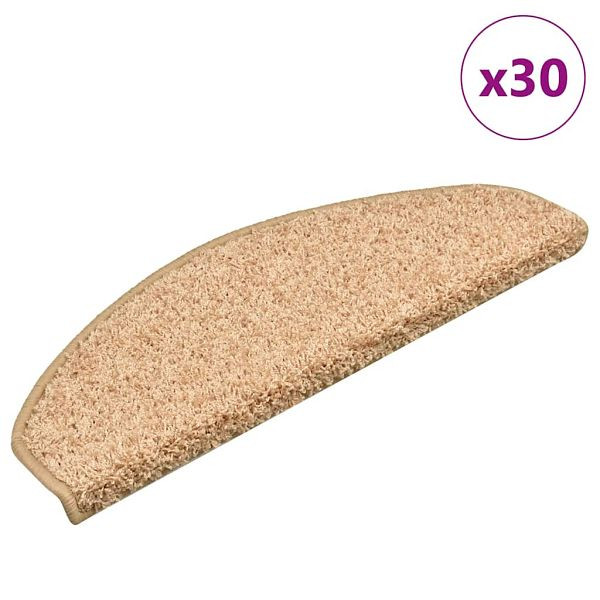 vidaXL Stufenmatten 30 Stk. Golden 65x21x4 cm, 3365821, 8721288459404