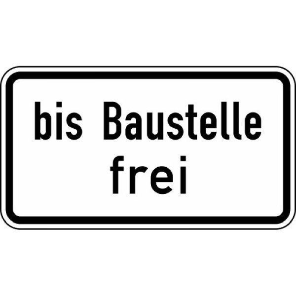 Stein HGS Bis Baustelle frei Nr. 1028-31, 600 x 330 mm, Flachform 2 mm, RA2, 1028-31-221
