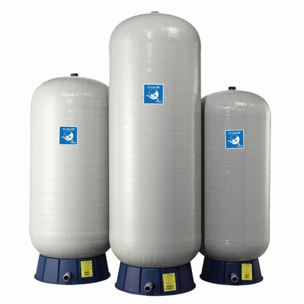 Global Water Solutions Vertikales Membran-Druckausdehungsgefäß Profi-Expand C2B-250LV, 11065