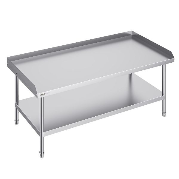 VEVOR Edelstahl-Arbeitstisch Lebensmittel-Vorbereitungstisch 762x1524x660mm, CFBXGGZTSBT3TQ6L7V0