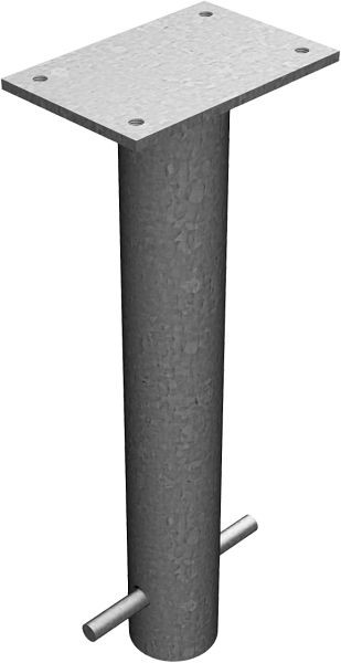 Schake Bodenhülse für umlegbare Absperrpfosten, 470_60, 4250384711399