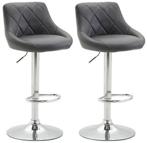 CLP Barhocker Lazio Kunstleder C, grau, VE: 2 Stück, 307026