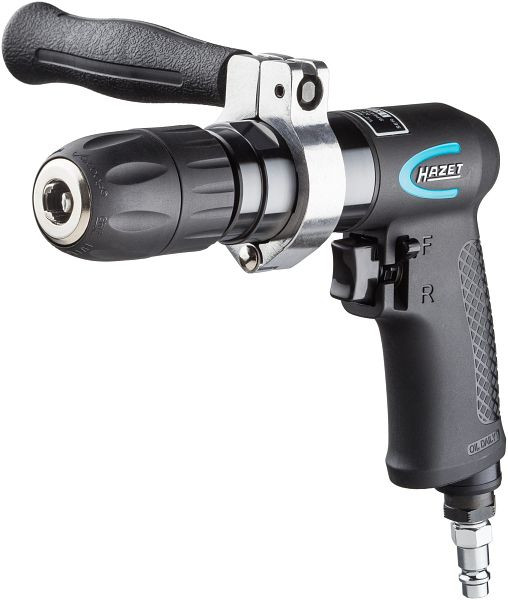 Hazet Bohrmaschine, Handliches Werkzeug mit 1-13 mm Bohrfutter, Abluftführung durch den Handgriff nach unten, 9030P-1