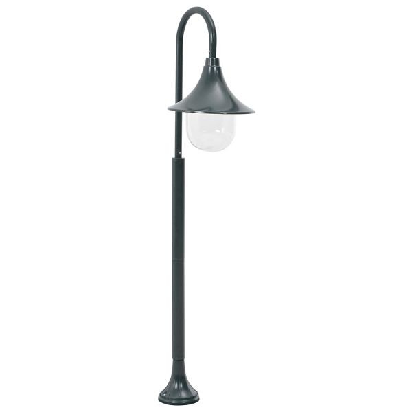 vidaXL Garten-Pollerleuchte E27 120 cm Aluminium Dunkelgrün, 44218