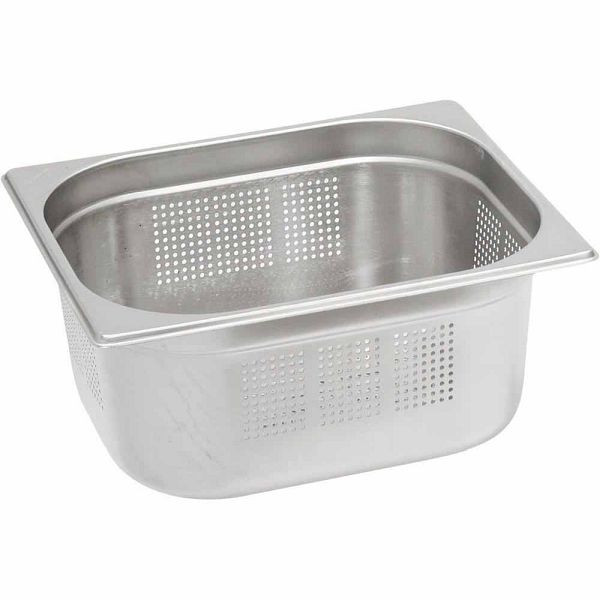 Stalgast Gastronormbehälter Serie STANDARD, GN 1/2 (65mm), perforiert, GN0312065
