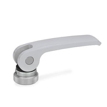 Ganter Exzenterspanner mit Edelstahl-Innengewinde, Hebel Zink-Druckguss (GN 927.4-101-M8-B-B), VE: 10 Stück, 927.4-101-M8-B-B