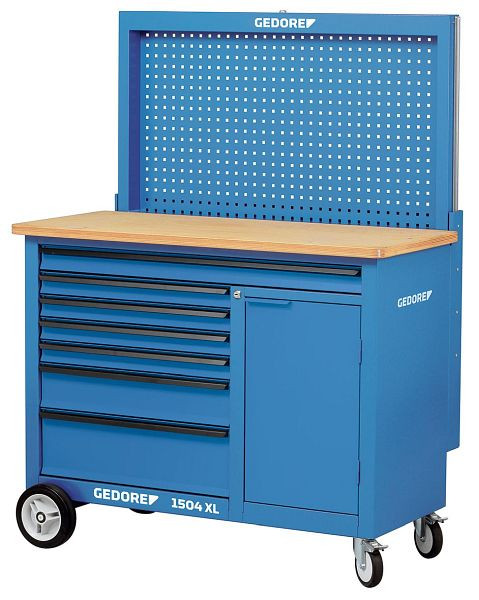 GEDORE Rollwerkbank 1,25 m breit mit 7 Schubladen, 1988468