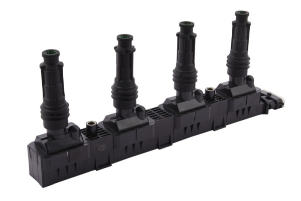 HELLA Zündspule, 12V, 6-polig, inkl. Zündkerzenstecker, geschraubt, 5DA 193 175-861