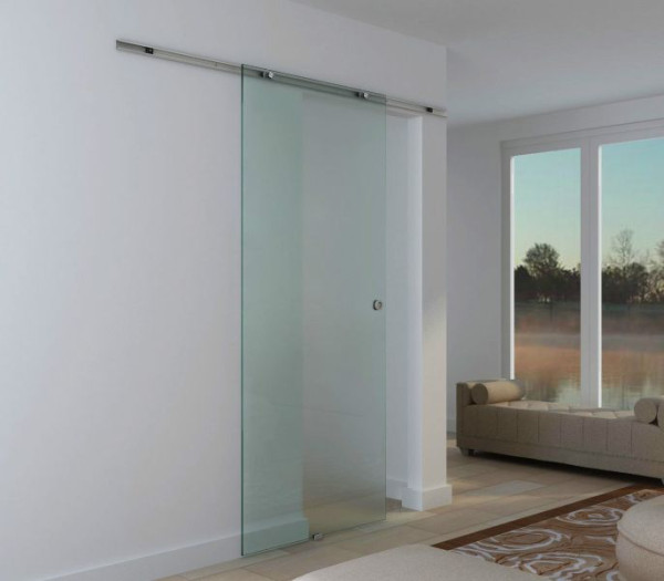 HOMCOM Glasschiebetür Schiebetür Glastür Zimmertür Mattglas 775 / 900 / 1025 x 2050 mm, B70-009