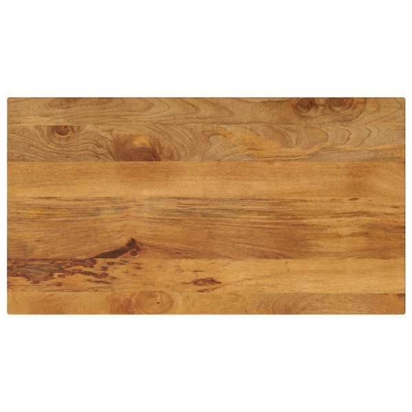 vidaXL Tischplatte 100x70x3,8 cm Rechteckig Massivholz Mango, 371672