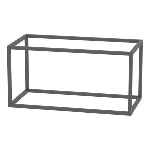 Deskin Rahmenelement 1 OH 800 CAIDO, Metall anthrazit, B 800 x H 400 x T 400 mm, 348050