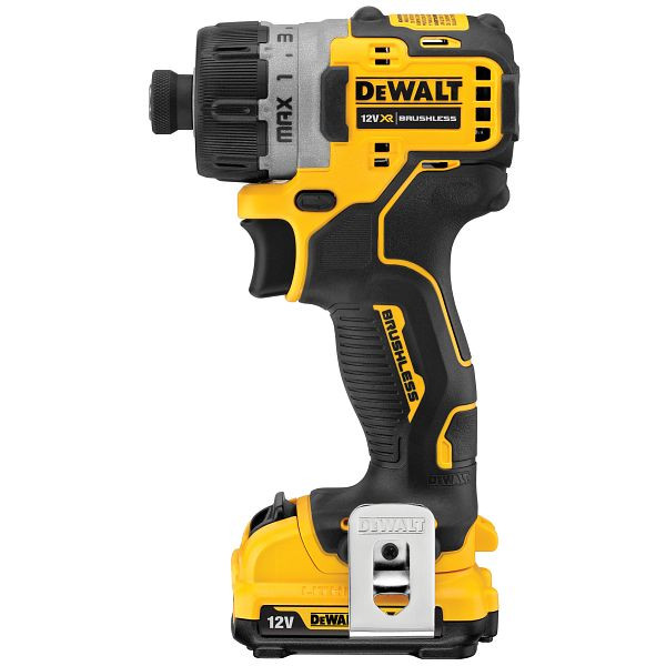DeWalt 12 Volt / 2 Ah Akku-Schrauber (1/4" Innensechskant), DCF601D2-QW