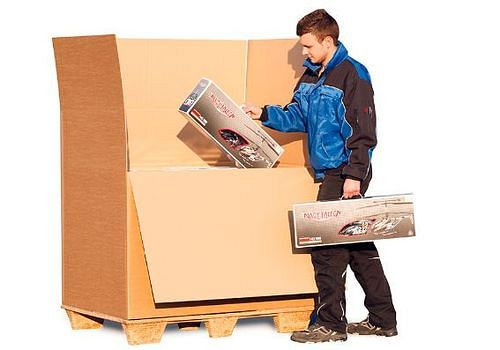 TransPak Wellpapp-Faltkarton 3-wellig, Innenmaß 1170 x 770 x 980 mm, Qualität 2.91ACA, VE: 10 Stück, 299424