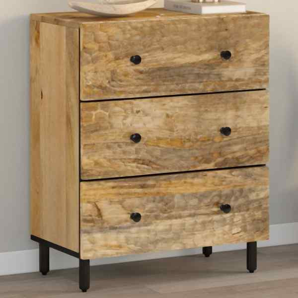 vidaXL Beistellschrank 60x33x75 cm Massivholz Mango, 356894
