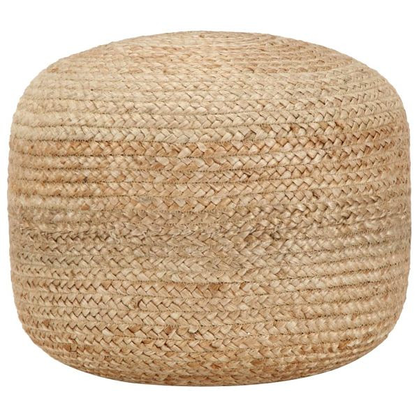 vidaXL Handgefertigter Sitzpuff 45 x 30 cm Jute, 248071