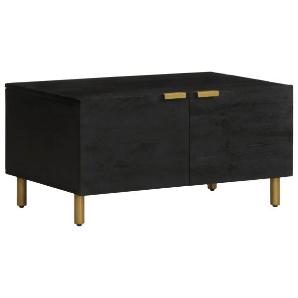 vidaXL Couchtisch Schwarz 80x50x40 cm Holzwerkstoff, 4017653