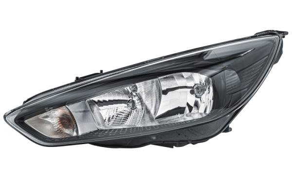 HELLA Glühlampe-Hauptscheinwerfer - für u.a. Ford Focus III - schwarz - CCC/ECE - für Linksverkehr - links, 1LE 354 827-131