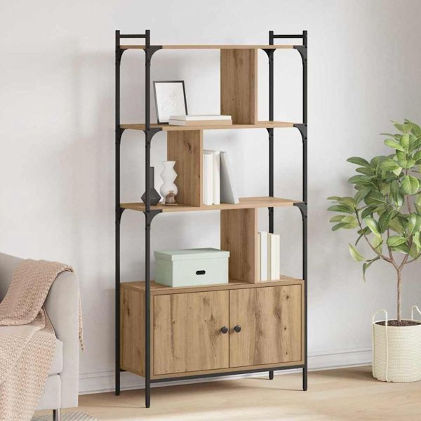 vidaXL Bücherregal Holzwerkstoff, 882150, 8721288917232