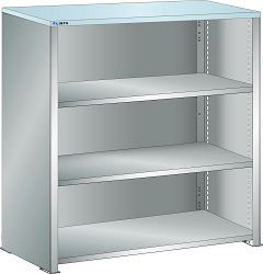 LISTA Sideboard L1006 (BxTxH) 1000x400x1100mm 80kg Farbe: Lichtgrau, Multiplex Stärke: 30 mm, 45.983.020