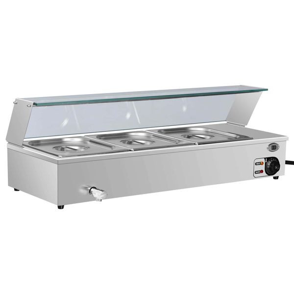 vidaXL Chafing Dishes Silber Edelstahl, 51109, 8719883731421