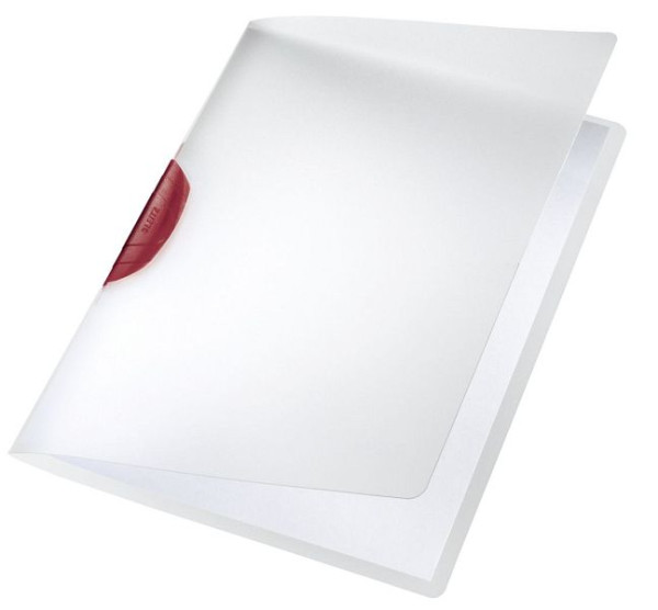 LEITZ 4175 Klemmmappe ColorClip, A4, PP, rot, 41750025, 4002432341269