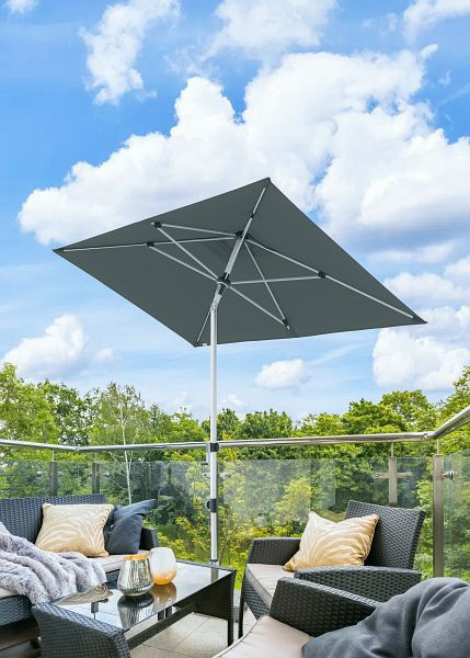 doppler Schirm EXPERT Auto Tilt, 220x140cm, 6 teilig, Design: 840 anthrazit, 437441840