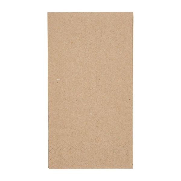Fiesta Recyclable Lunchservietten 1/8 recyceltes Kraftpapier 33cm (2000 Stück), FE234