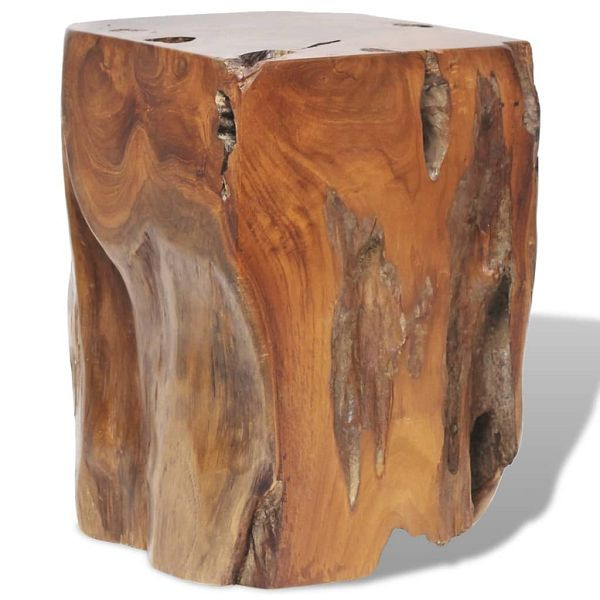 vidaXL Hocker Massivholz Teak, 243469
